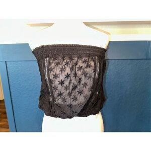 Ramy Brook Women's Standard Louise Strapless Embroidered Tube Top